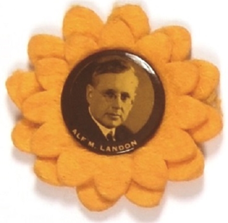 Landon Sepia Celluloid With Sunflower