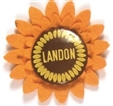 Alf Landon Sunflower Pin, Flower