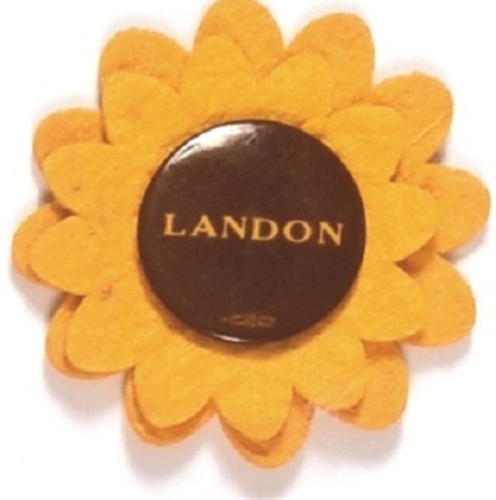 Landon Brown, Yellow Pin with Sunflower