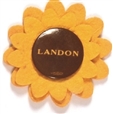 Landon Brown, Yellow Pin with Sunflower
