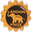 Landon, Knox Large Litho Pin and Sunflower
