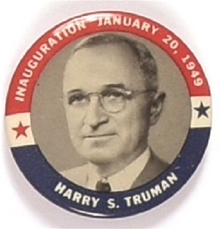 Truman 1949 Inauguration Pin