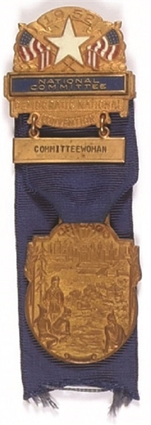 Stevenson 1952 National Committee Badge