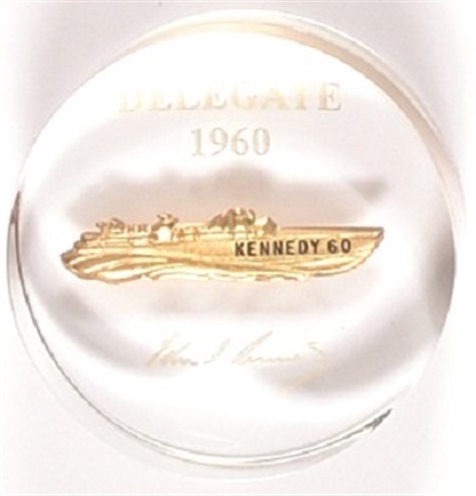 Kennedy PT 109 Acrylic Paperweight