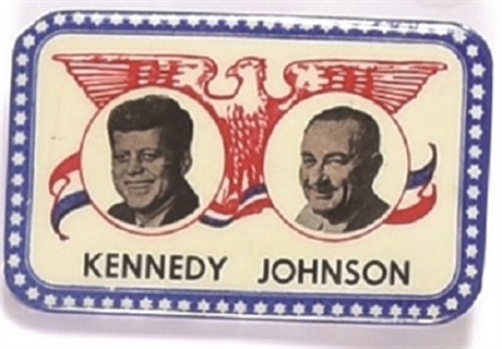 Kennedy, Johnson Fargo Stamp Jugate