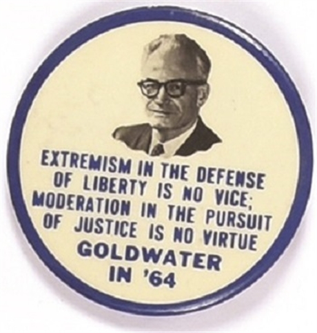 Goldwater Extremism Pin