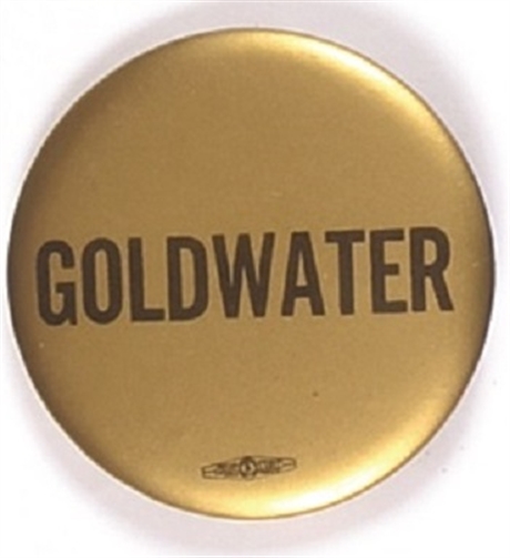 Goldwater Black and Gold Celluloid