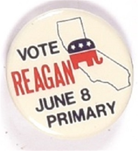 Reagan California Primary Celluloid