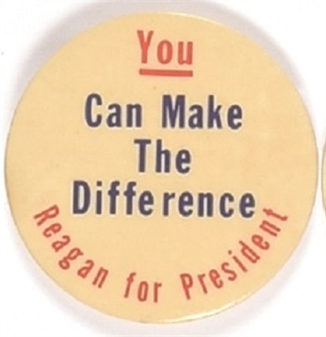 Reagan You Can Make the Difference