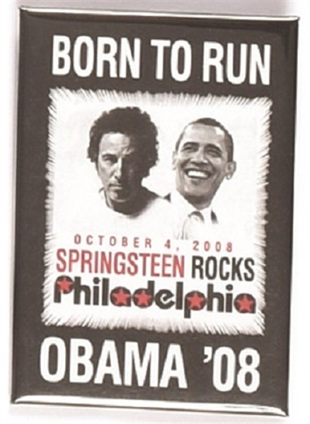 Obama, Springsteen Born to Run Philadelphia