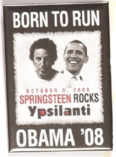 Obama, Springsteen Born to Run Ypsilanti