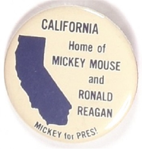 California Home of Mickey Mouse and Ronald Reagan