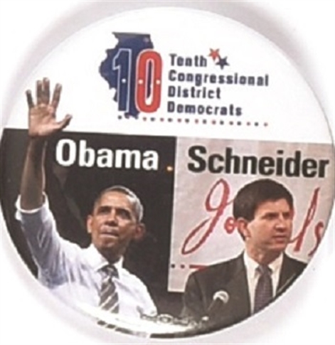 Obama, Schneider Illinois Coattail