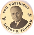 Truman for President Donkeys Pin