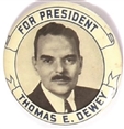 Dewey for President Blue Letters