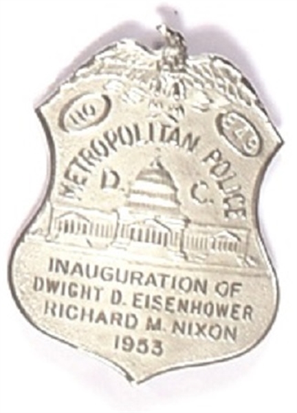 Eisenhower Inaugural Police Badge