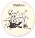 Nixon Rube Goldberg Cartoon Pin