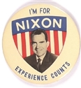 I'm for Nixon Experience Counts