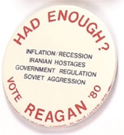 Had Enough? Vote Reagan