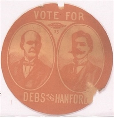 Debs, Hanford Socialist Sticker