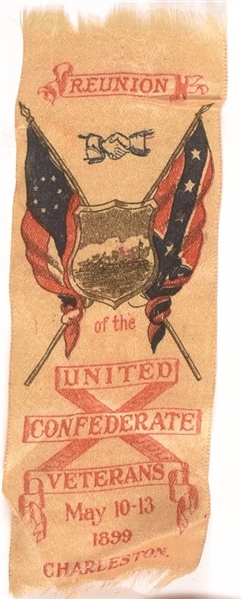 United Confederates Veterans 1899 Reunion Ribbon