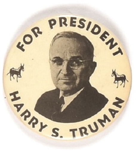 Truman Large Donkeys Pin