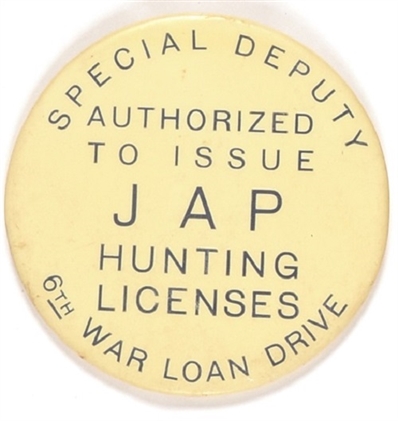 Jap Hunting License 6th War Loan