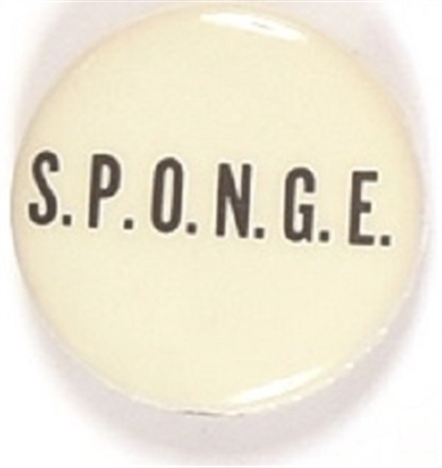 SPONGE Anti Civil Rights Pin