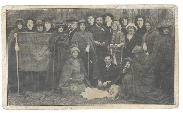 Woman Suffrage 1918 Pilgrimage Postcard