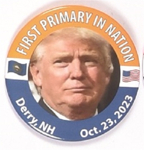 Trump Derry, NH Rally Pin