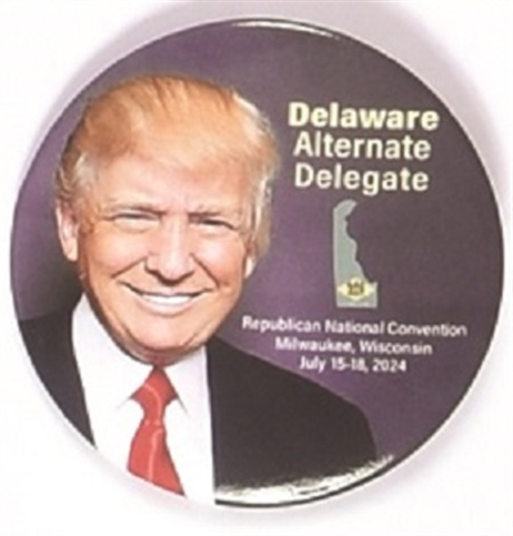 Trump Delaware Alternate Delegate Pin