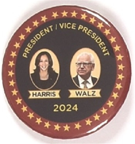 Harris, Walz Starry Border Jugate