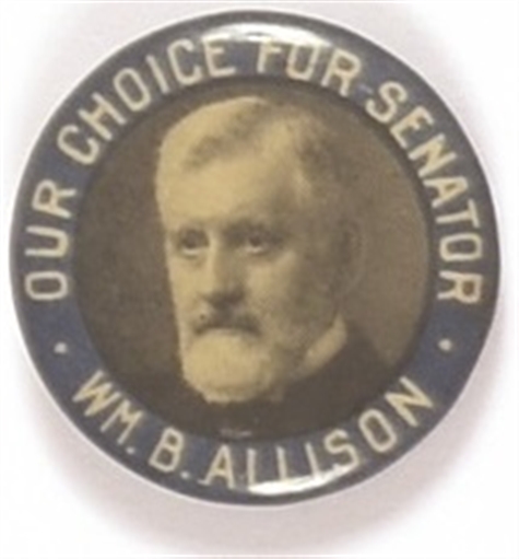 Allison Our Choice for Senator