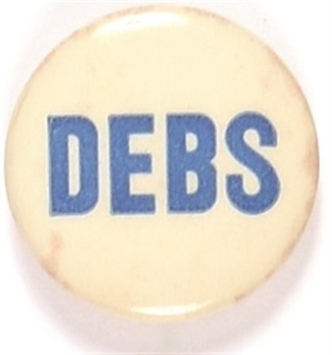 Debs Blue and White Celluloid