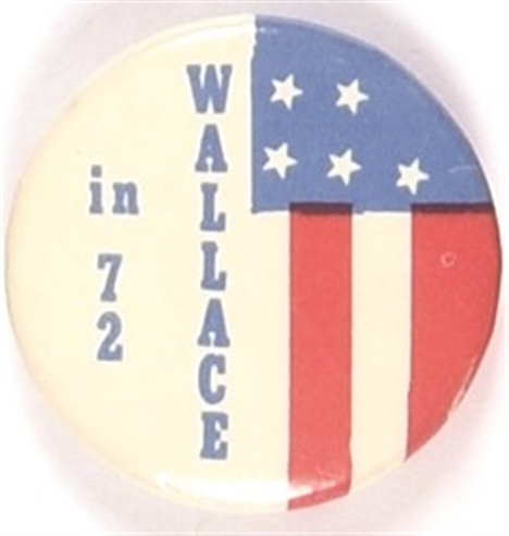 Wallace 1972 Flag Celluloid