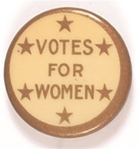 Votes for Women Gold Stars Celluloid