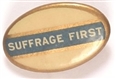 Suffrage First Oval Celluloid