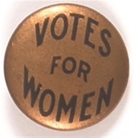 Gold Votes for Women Cruver Back Paper