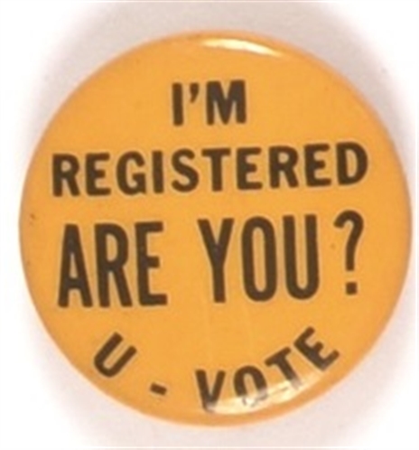 I am Registered, Are You?