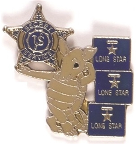 Texas Secret Service Pin