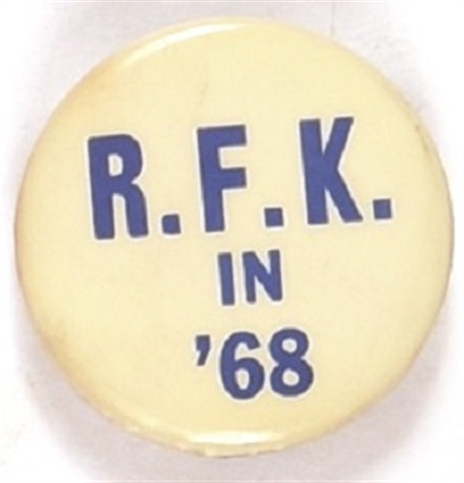 RFK in 68 Blue Letters