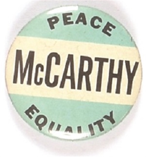 McCarthy Peace and Equality