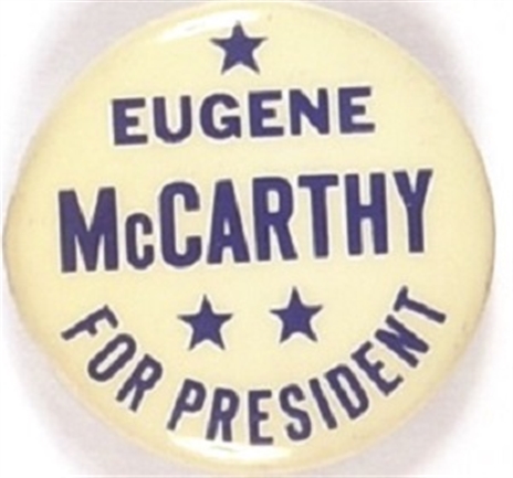 McCarthy for President Three Stars Pin