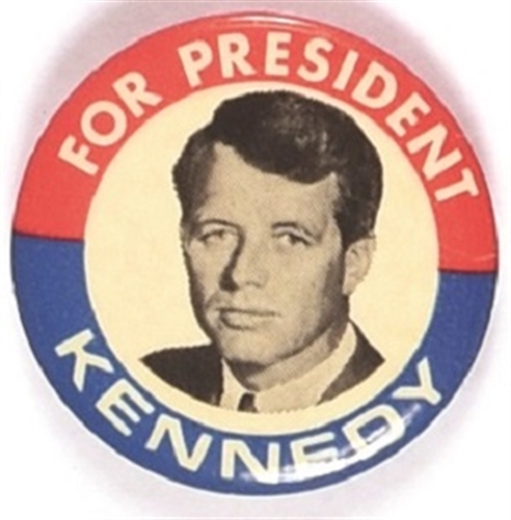 Kennedy Red, White, Blue and Black Picture Pin