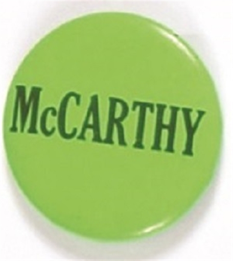 McCarthy Green Celluloid