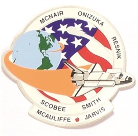 Challenger Tragic Mission Sticker