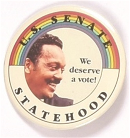 Jackson D.C. Statehood We Deserve a Vote!