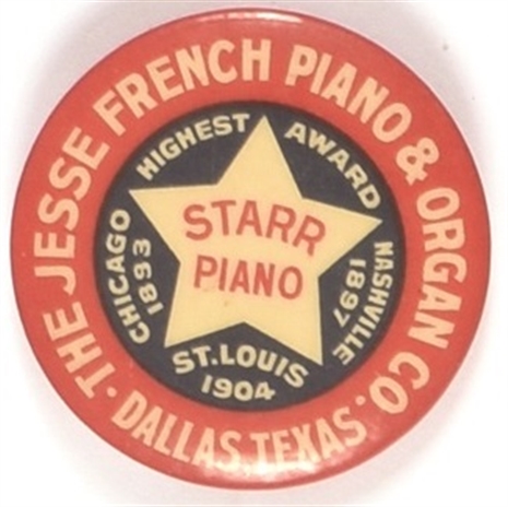 Starr Piano Texas Pin