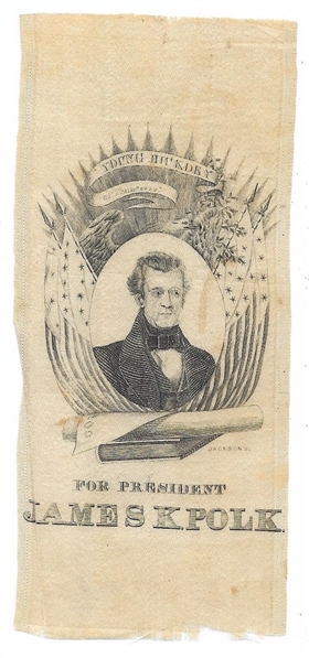 Polk for President Rare Ribbon