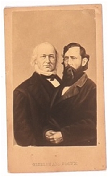 Greeley, Brown Jugate CDV